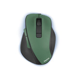 Hama óptico mouse inalámbrico 6 botones MW-500 Batería de recarga Ergo. verde