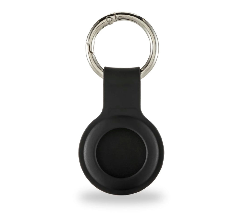 HAGE RING KEY FANTASTIQUE FEMENT pour pomme Airtag Silicone Black