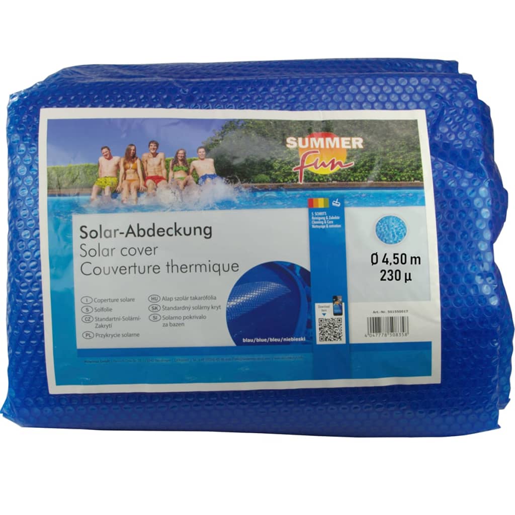 Summer Fun Summer Fun Summer swimming pool cover Solar around 450 cm PE Blue