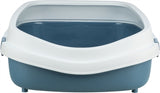 Trixie Cat Box Primo med Border Blue White