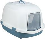 Trixie Cat Box Primo XXL Top con cappuccio blu bianco