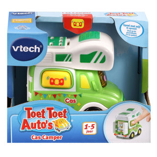 Vtech Toot Toot Cars Cas Camper - Autko - Zabawka - Zabawki edukacyjne dla dzieci - Melodie piosenek - Prezent - Zabawki od 1 do 5 lat
