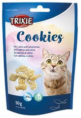Biscoitos Trixie com salmão e erva-de-gato