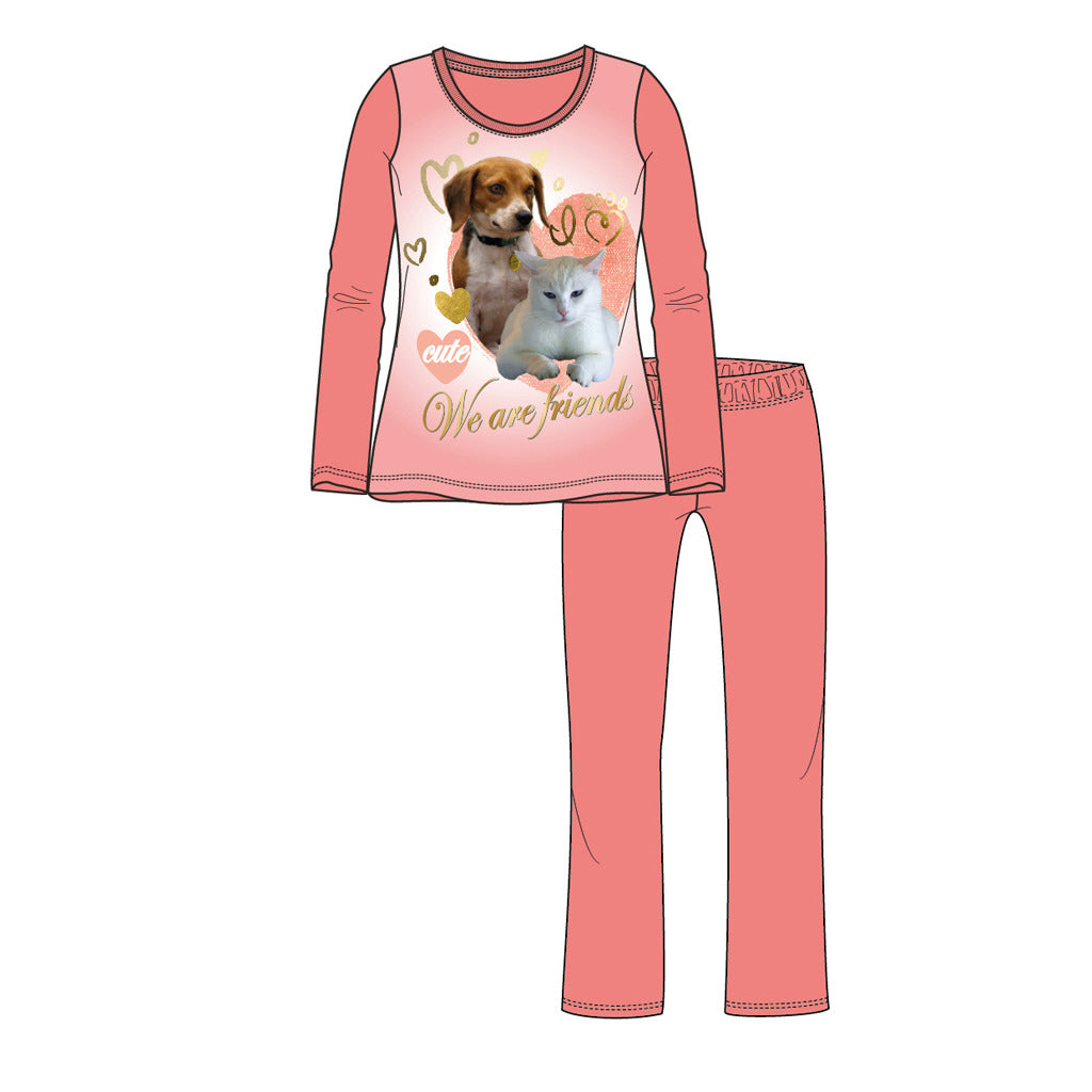 Basic Pyjama Hond Kat Maat 110 116