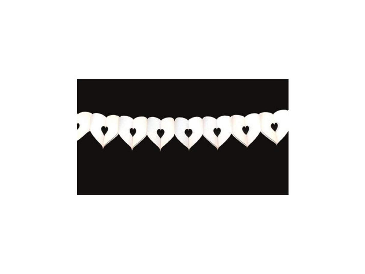 Haza Garland Häerz wäiss 6 mtr