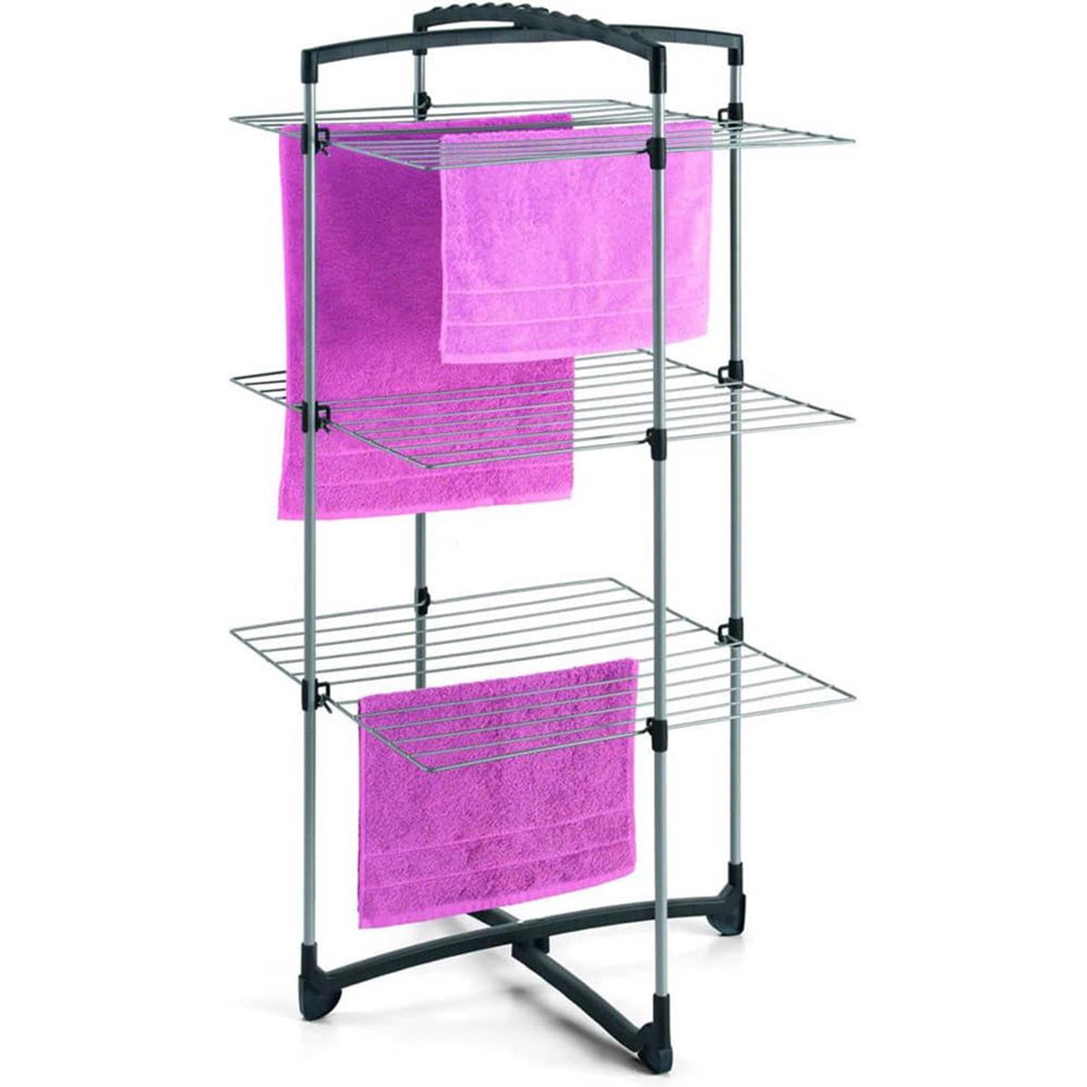 Metaltex tomado - drying tower fortino 3 - 25 meters drying length - also for clothes hangers - can be used half-opened