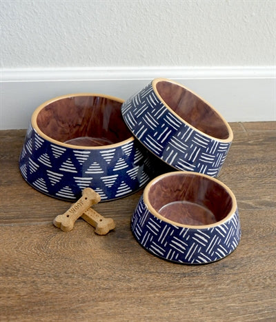 Tarhong Food Bowl Dog Oasis Melamina Indigo Blue