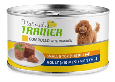 Entrenador natural perro adulto mini mantenimiento pollo