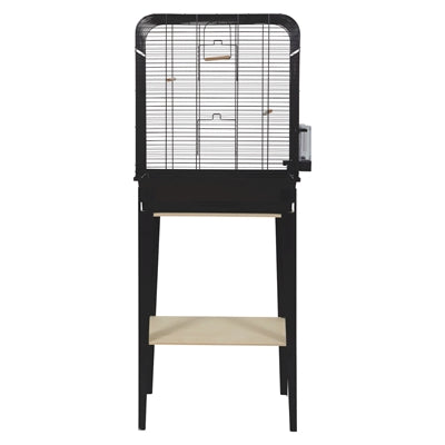 Zolux Bird Cage Chic loft con muebles negros