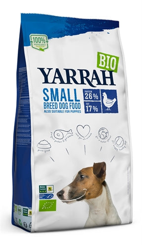 Yarrah Dog Organiczne kawałki małe szerokie kurczak