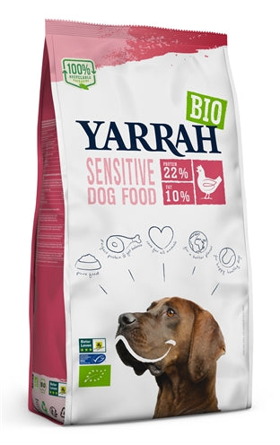 Yarrah Hond organesch Stécker vu sensiblen Poulet ouni zousätzlech Zocker