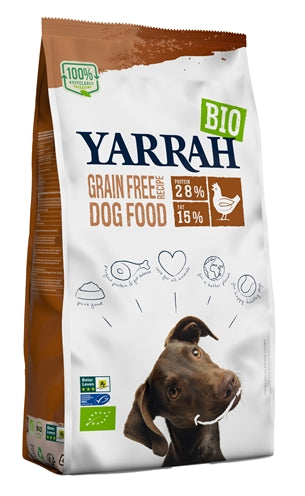 Yarrah Dog Adult Organic Grain -Free de pollo pescado