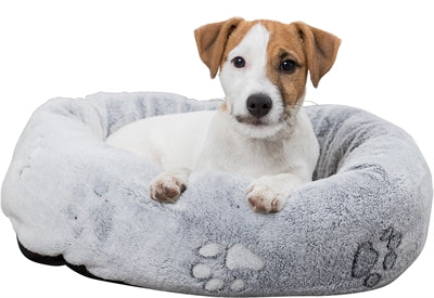 Trixie dog basket Nando around light gray