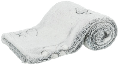 Trixie Dog Blanket Nando SoftFleece Light Grey