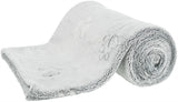 Trixie dog blanket nando soft fleece light grey