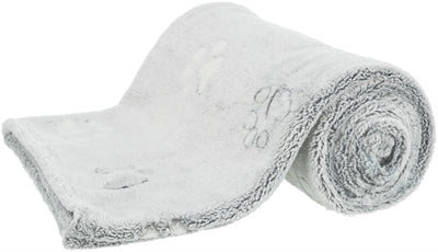Trixie dog blanket nando soft fleece light grey