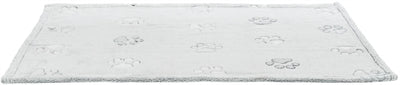 Trixie dog blanket nando soft fleece light grey