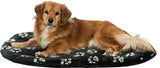 Trixie Dog Cushion Jimmy Oval Black With Pootprint