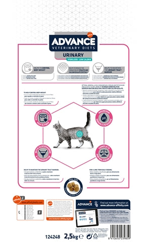 Dieta veterinaria anticipata Cat U urinaria sterilizzata meno calorie S.