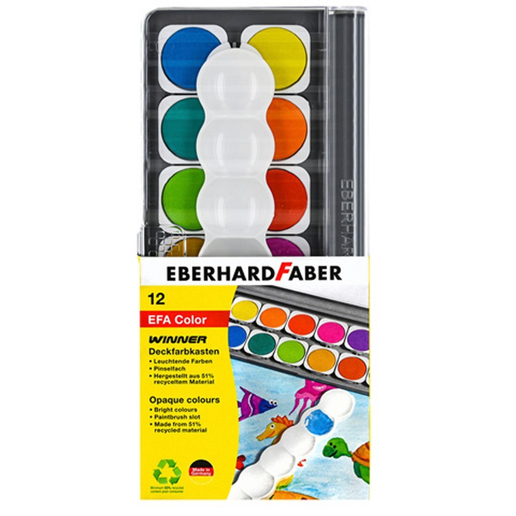 Eberhard Faber Eberhard Faber EF-578312 Paint Box Vinner 12 farger