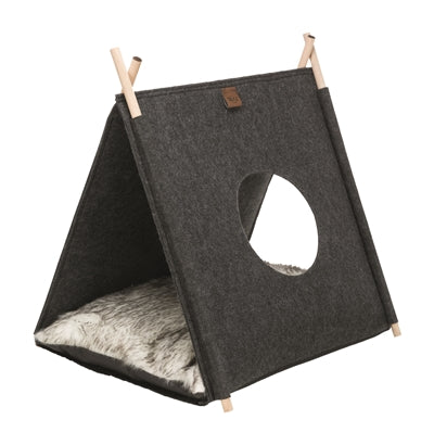 Trixie Cat Basket Tent Elevenie con almohada FIENTA ANTRACITE