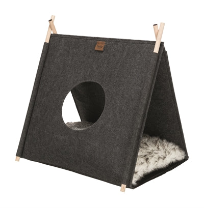 Trixie Cat Basket Tent Elevenie con almohada FIENTA ANTRACITE