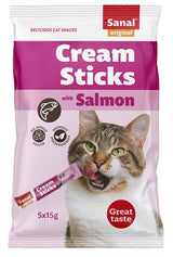 Sanal Cream Sticks Salmone di gatto