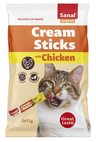 Sanal Cream Sticks Katzenhähnchen