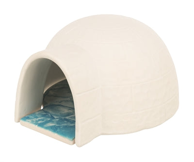 Trixie Hamster iglo med Coles Ceramic White