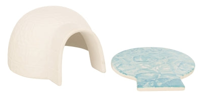 Trixie Hamster iglo med Coles Ceramic White