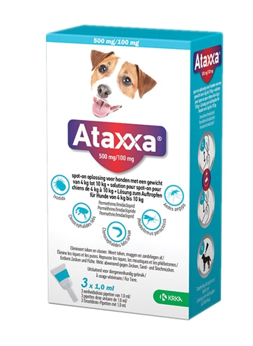 Krka Ataxxa Spot op Hond