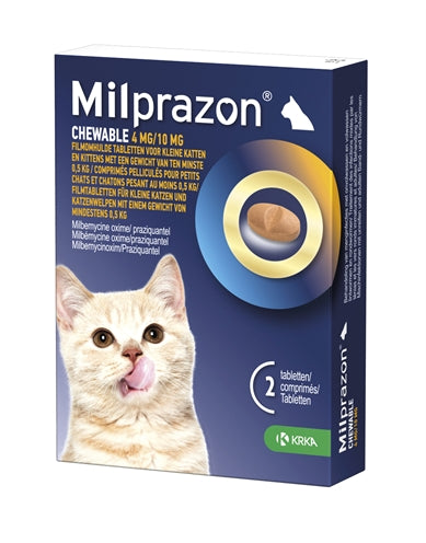 Krka Milprazon Chewing Tablets Wormingstablets Cat