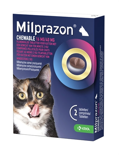 Krka Milprazon Kaut Tabletten Wormingstablets Katze