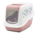 Savic Kattenbak Nestor Impression Flamingo Pink White