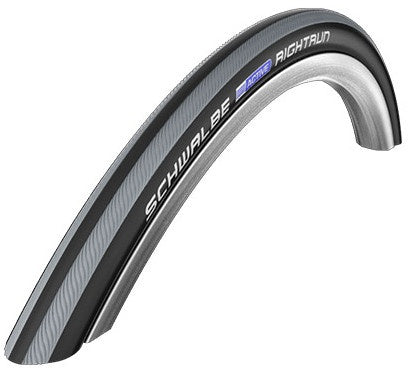 Schwalbe högerkörning däck 24x1 (25-540) grå svart aktiv linje