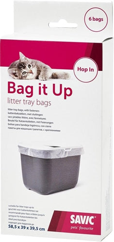 Savic Cat Bin Bag It Up for Hops in Litter Box