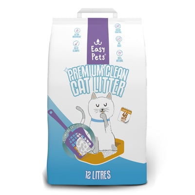 EasyPets Premium Clean White Bentonite cat litter