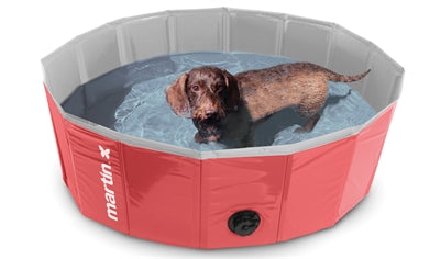 Martin Dog swimming pool Red