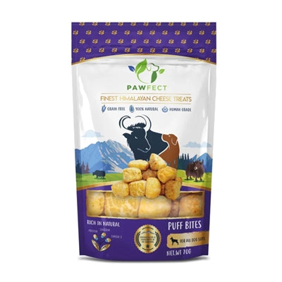 Pawfect Chew yak kaas puff bites