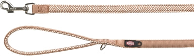 Trixie Dog Leash Boho Windows Premium con caramello in neoprene