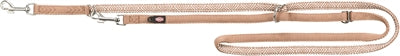 Trixie Dog Leash Boho Windows Justerbar præmie med neopren karamel