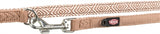 Trixie Dog Leash Boho Windows Justerbar præmie med neopren karamel