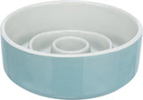 Trixie Food Bowl langsame Keramikgraublau