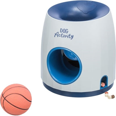 Trixie Dog Activity Strategija igra igro Ball Treat White Blue