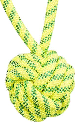 Trixie Aquatoy Rope con bola flotante poliéster verde amarillo