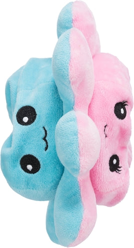 Trixie octopus reversible plush pink light blue