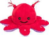 Trixie Octopus reversibel plush rout purpur