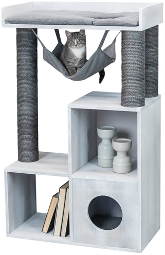 Trixie Scratch Post avec une fonction de placard gris