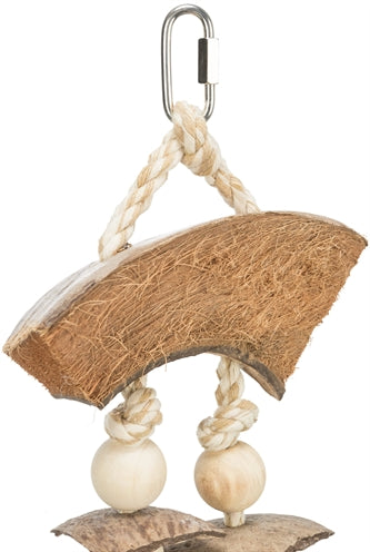 Trixie nature toys coconut shells