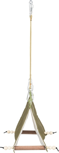 Trixie Bird tente suspendue en coton vert